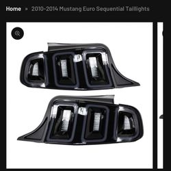 Euro Style Mustang Taillights 
