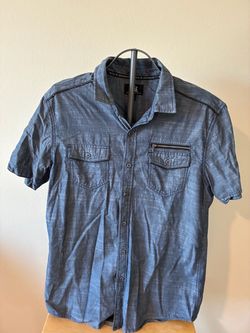 Rock & Republic Men's Short Sleeve Button-Up Shirt
