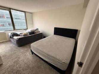 Full Size Bed Frame + Mattress – Excellent Condition