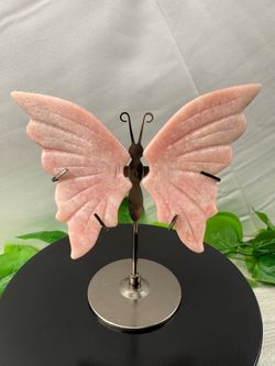 Crystal Pink Opal Butterfly