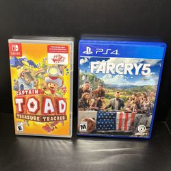 Captain Toad: Treasure Tracker - Nintendo Switch New Sealed + Far Cry 5 PS4