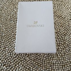 Swarovski Wallet, Credit Card Holder With Pocket Zipper Coin. 