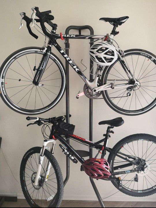 Two Bike Storage Rack 