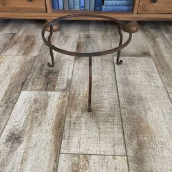 Rod Iron Plant Stand