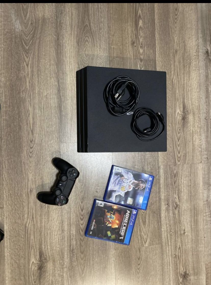 Ps4 Pro with 1 controller and 2 games *READ DESCRIPTION*