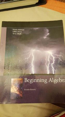 Beginning algebra fourth edition