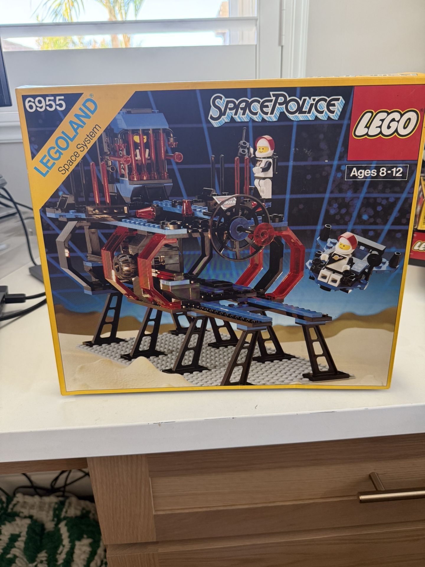 LEGO 6955 Space Lock‑Up Isolation Base – Complete, Box + Manual + Sealed Bags, Good Condition