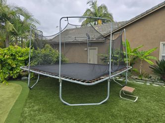 Large 14' Square Trampoline