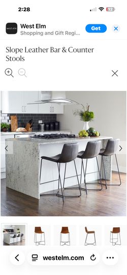 West Elm Bar Stools $300 for 3