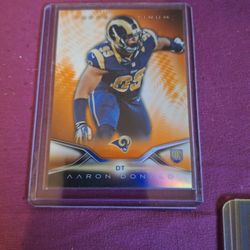 2014 Arron Donald Platinum Orange Refractor Rookie #112