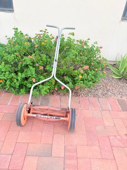 American brand reel lawn mower