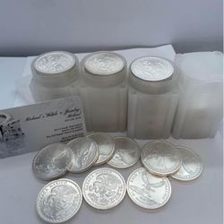 Silver Coins Mexican Style 