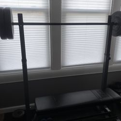 Bench Press Rack And Barbell