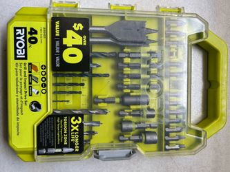 RYOBI 40 Piece Drill & Impact Drive Bit Set