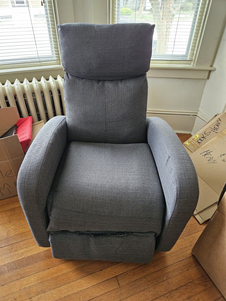 Free Small Grey Recliner