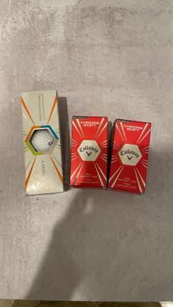 Callaway Supersoft And Chrome Soft Golf Balls