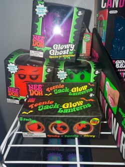Nee Doh Teenie Jack-Glow Lanterns 3-Pack