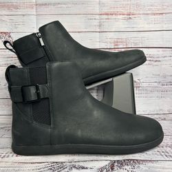 Xero Shoes Tari II Barefoot Chelsea Boots Black Leather Side Zip Women’s Size 12