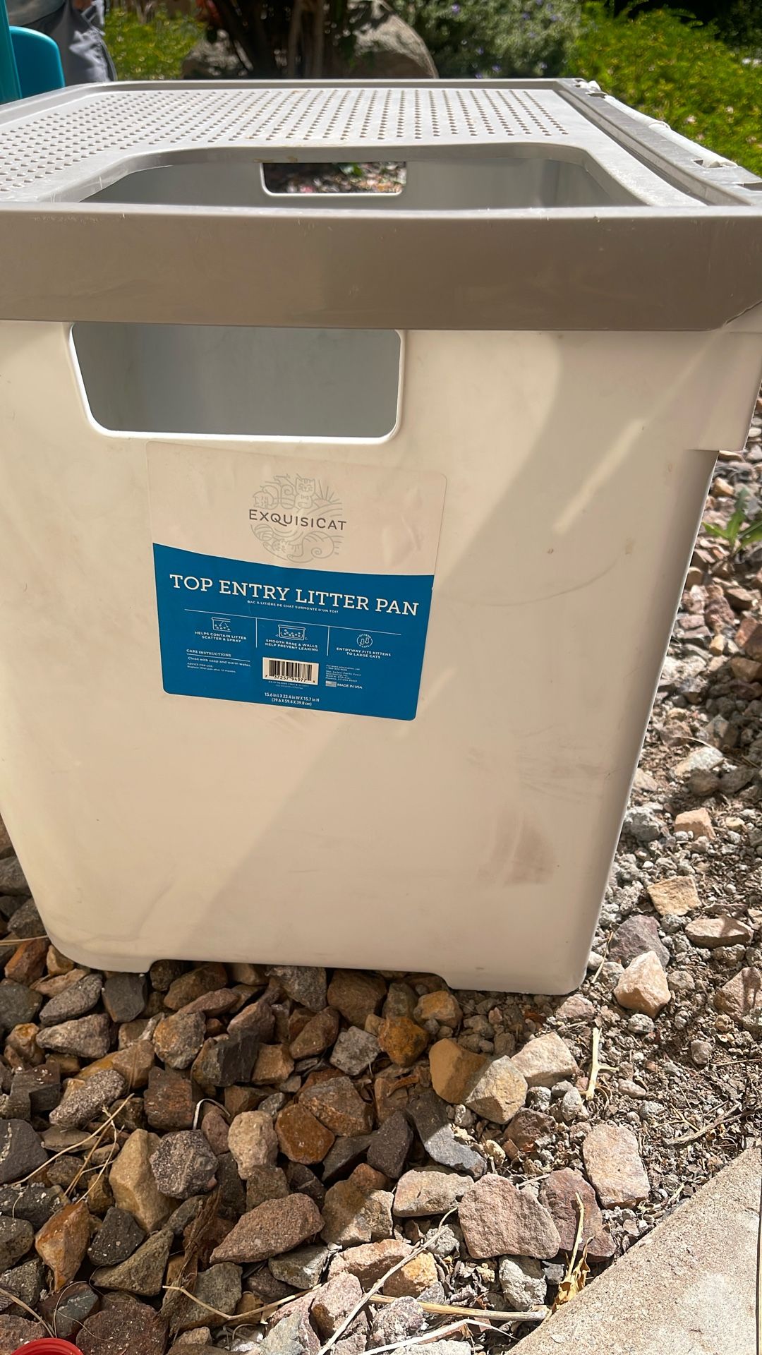 Top-Entry Cat Litter Pan