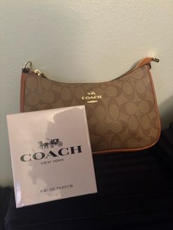 Coach Purse X Coach Perfume Bundle