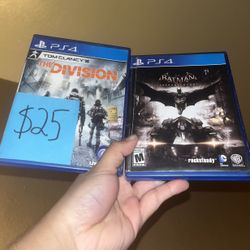 PlayStation 4 & 5 Video Game PS5 PS4 Batman Arkham Knight Tom Clancy’s The Division
