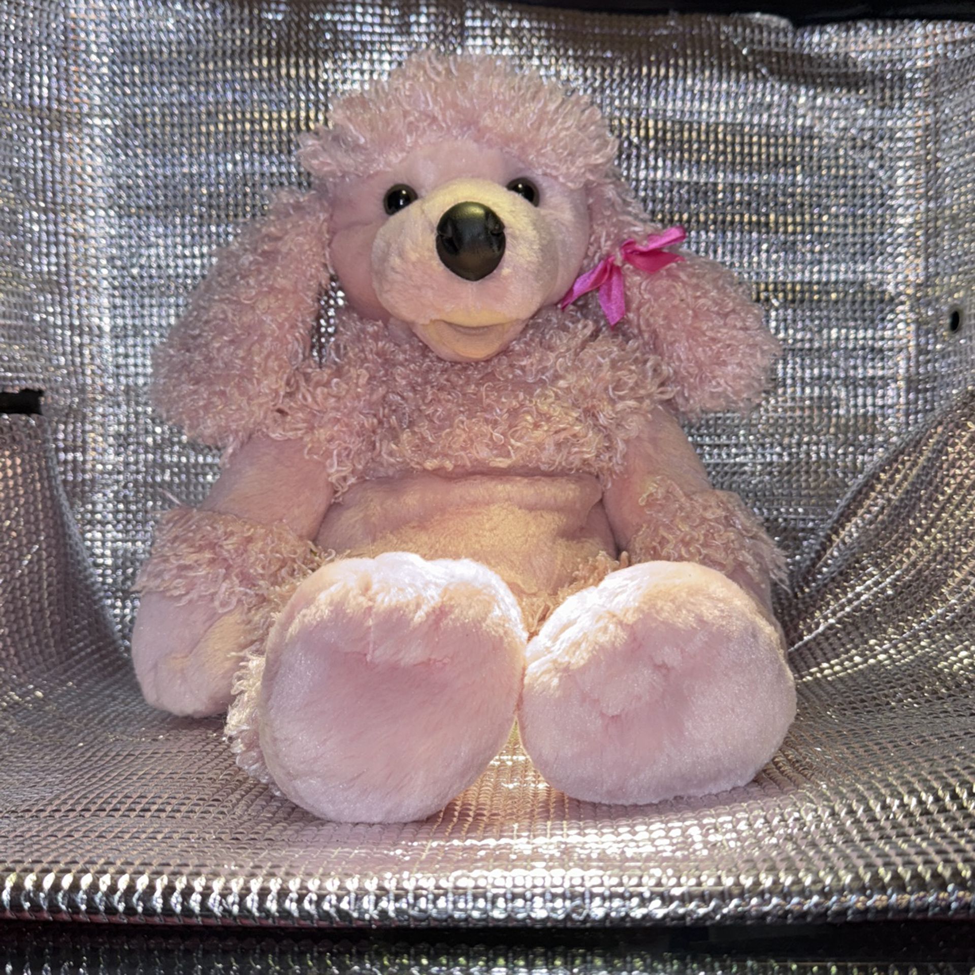 Build-a-Bear 19" Pink Poodle Plush Dog