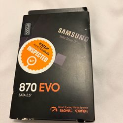 SAMSUNG 870 EVO SATA SSD 500GB 2.5”