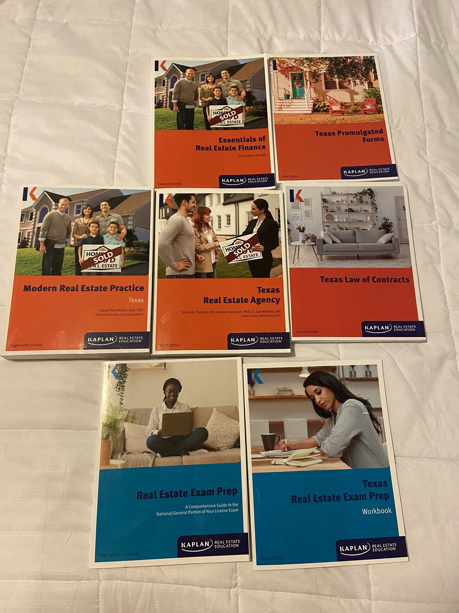 Kaplan Real Estate Course Books + Exam Prep