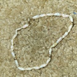 Rice Pearl  Collection With Gold