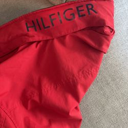 2 Hilfiger Water-Resistant Regatta Jacket (White & Red)