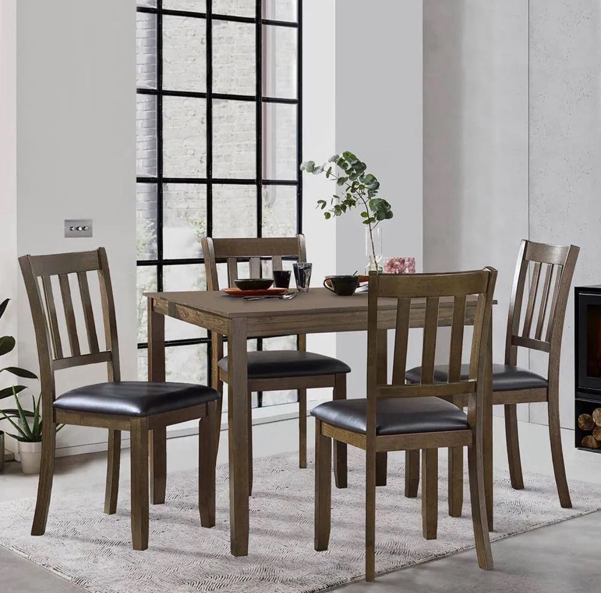 Homelegance 5839CH-5P 5-Piece Dinette Set