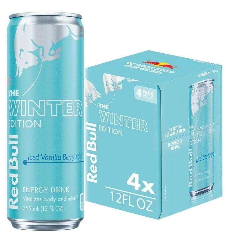 Iced Vanilla Berry Redbull 4 Pack 12oz