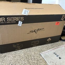 Dual 12" 2,400 Watt SDR Series Complete Subwoofer Package with Vented Enclosure and Amplifier