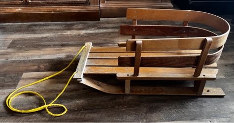 L.L. Bean Wooden kid Pull Sled