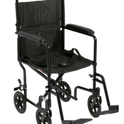 Black Drive Medical Lightweight Wheelchair hx5 9jp