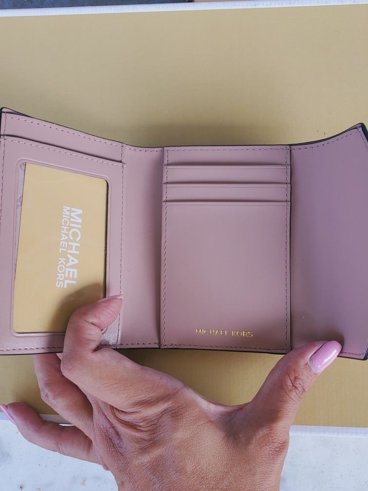 New Michael Kors Medium Baby Pink Backpack And Wallet