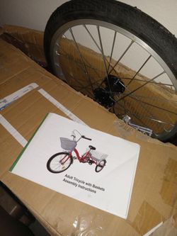 Adult Tricycle with baskets