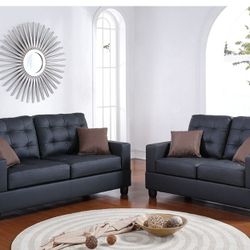 BRAND NEW 2 PC SOFA AND LOVESEAT WITH PILLOW INCLUDED $599