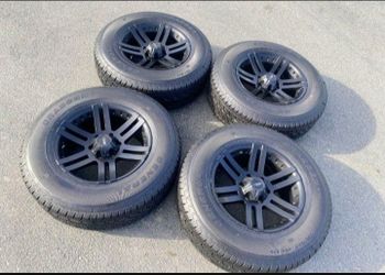 FORD F150, 6 LUG, MB WHEELS SET, GENERAL GRABBER P255 70 17