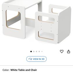 Montessori Table And Chair Set