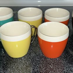 Vintage MCM 8 Thermo Serv NFC Plastic Cups with Box USA