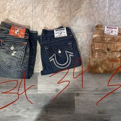 3 True Religion JEANS FOR 150$
