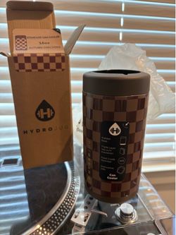 HydroJug Can Cooler Autumn Checkers Rare Can cooler