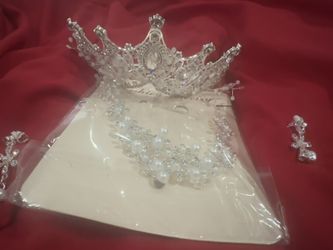 Artificial Baroque Wedding Jewelry Set