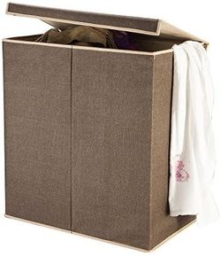 Hamper With Magnetic Lid