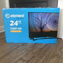 NEW IN BOX 24” 720p HD Element LED Flat Screen Tv