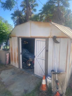 Metal shed