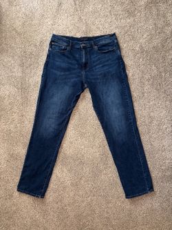 Lucky Brand 410 Men’s Jeans 36x34 Athletic Fit Tapered Leg Blue Denim