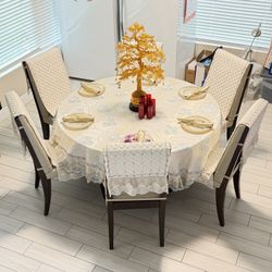 Elegant European Dining Table Set for Sale | $300 