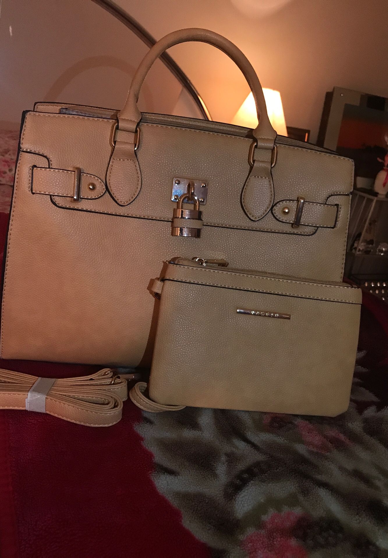 Dasein Handbag with purse and wallet